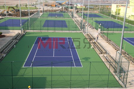 硅PU网球场建设